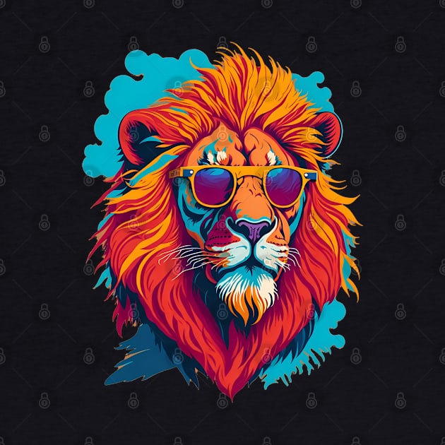 Cool Lion Art by VisionDesigner